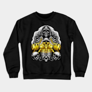 witch skull Crewneck Sweatshirt